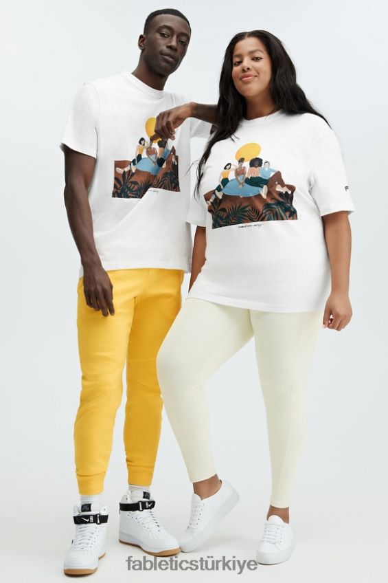 tr Fabletics kadınlar uyum unisex tişört bulut dansçısı 40R06B2076