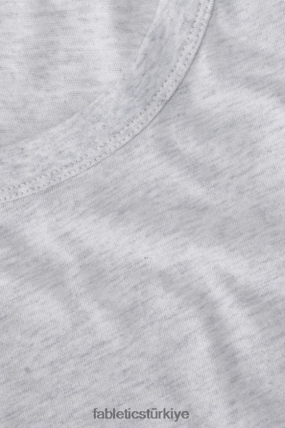 tr Fabletics kadınlar %100 pamuk kepçe tankı yumuşak gri funda 40R06B2160