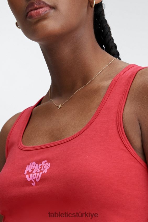 tr Fabletics kadınlar 7/24 brit tankı yüksek kırmızı 40R06B2254