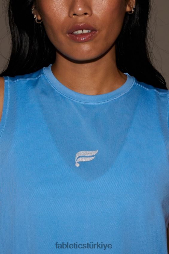 tr Fabletics kadınlar anka kuşu nefes kas tankı adadan kaçış/yansıtıcı logo 40R06B2263