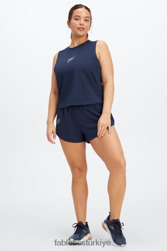 tr Fabletics kadınlar anka kuşu nefes kas tankı derin lacivert/yansıtıcı logo 40R06B2264