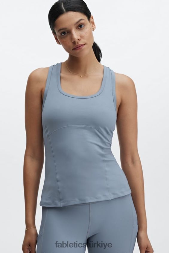 tr Fabletics kadınlar anka kuşu yarışçı sırtı tankı yağmur bulutu 40R06B2295