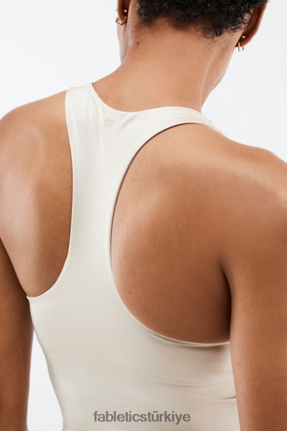 tr Fabletics kadınlar averie shine yerleşik sutyen tankı gri sis parlaması 40R06B2224