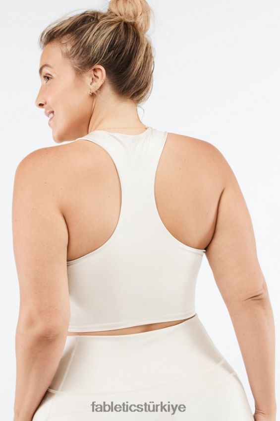 tr Fabletics kadınlar averie shine yerleşik sutyen tankı gri sis parlaması 40R06B2225