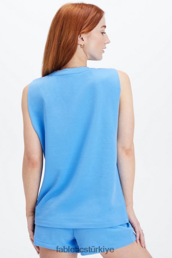 tr Fabletics kadınlar büyük boy havlu tankı adadan kaçış/atletizm kulübü 40R06B2261