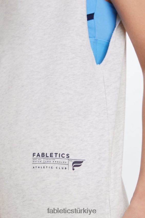 tr Fabletics kadınlar büyük boy havlu tankı yumuşak gri funda/atletik kulüp 40R06B2259