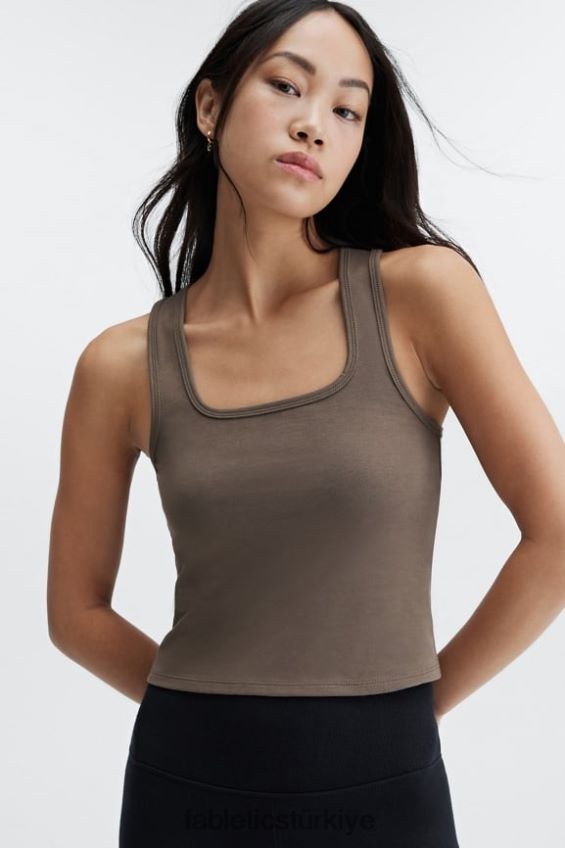 tr Fabletics kadınlar canlı pamuk tankı sınır 40R06B2245