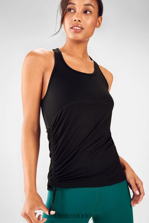 tr Fabletics kadınlar cashel kavisli cinch tankı siyah 40R06B2392