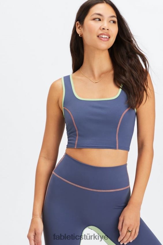 tr Fabletics kadınlar catalina yerleşik sütyen tankı derin kobalt çok 40R06B2274