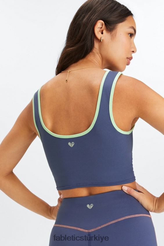 tr Fabletics kadınlar catalina yerleşik sütyen tankı derin kobalt çok 40R06B2274