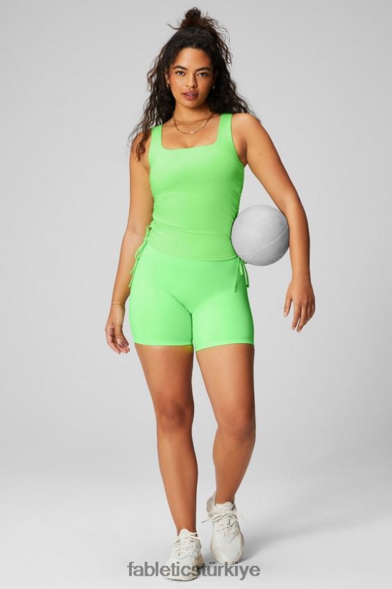 tr Fabletics kadınlar dantelli dahili sütyen atleti nane parıltısı neon 40R06B2147