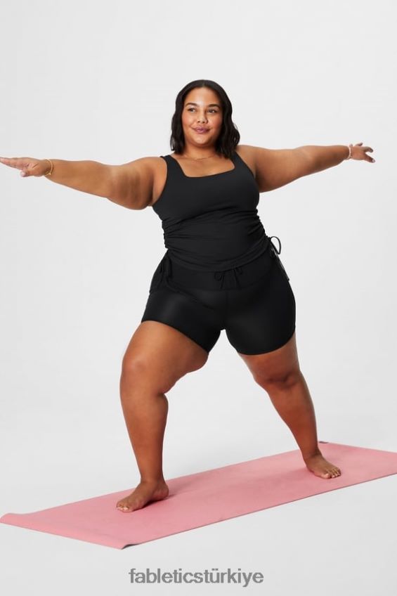 tr Fabletics kadınlar dantelli dahili sütyen atleti siyah 40R06B2150