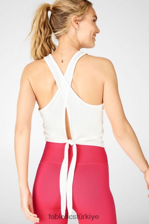 tr Fabletics kadınlar deney tankı beyaz funda 40R06B2374