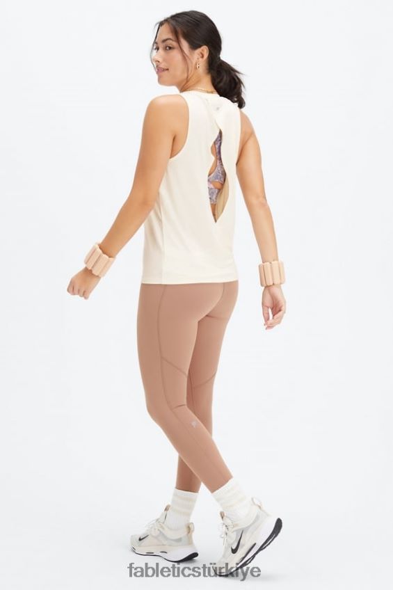 tr Fabletics kadınlar dry-flex açık arka tank ak balıkçıl 40R06B2121