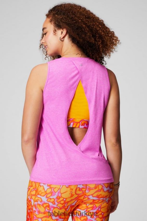 tr Fabletics kadınlar dry-flex açık arka tank pembe kaçış funda 40R06B2116