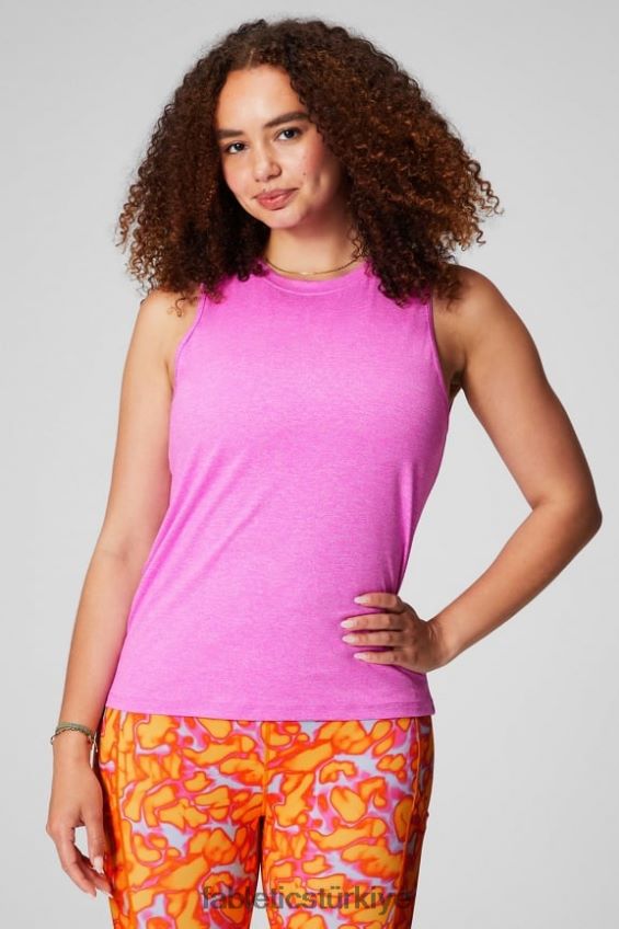 tr Fabletics kadınlar dry-flex açık arka tank pembe kaçış funda 40R06B2116
