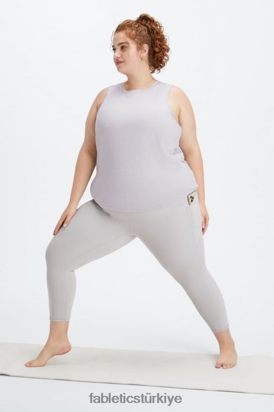 tr Fabletics kadınlar dry-flex açık arka tank yumuşak gri funda 40R06B2128