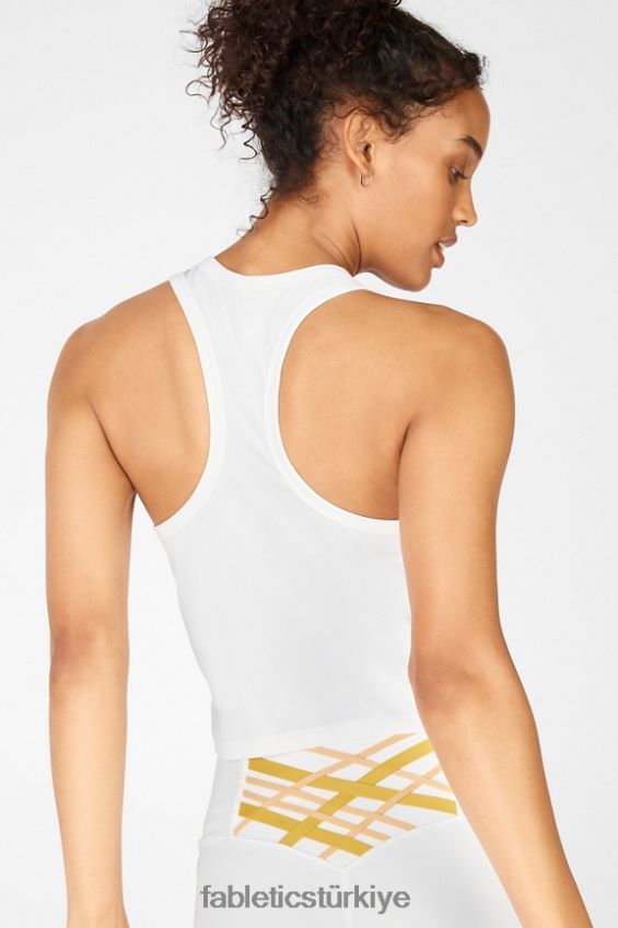 tr Fabletics kadınlar dry-flex klasik tank beyaz 40R06B2219