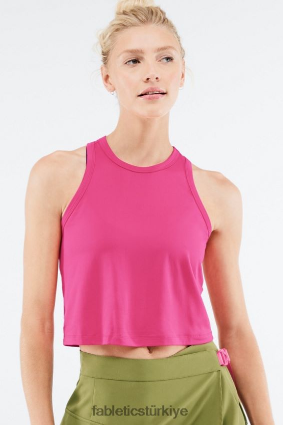 tr Fabletics kadınlar dry-flex klasik tank pembe yumruk 40R06B2216