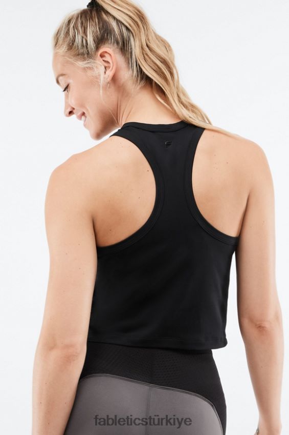 tr Fabletics kadınlar dry-flex klasik tank siyah 40R06B2217