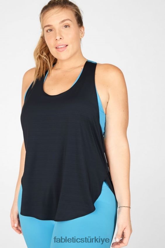 tr Fabletics kadınlar eko-bilinçli dahili sütyen tankı siyah/açık gök mavisi/limon kreması 40R06B2402