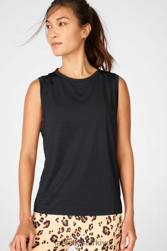 tr Fabletics kadınlar eko-bilinçli kas tankı siyah 40R06B2306