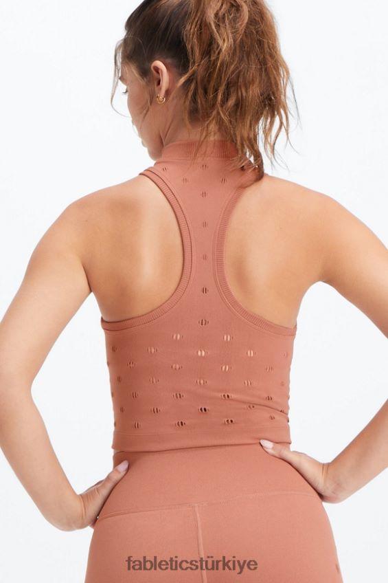 tr Fabletics kadınlar frances sculptknit sahte boyun atleti şekerleme 40R06B2266