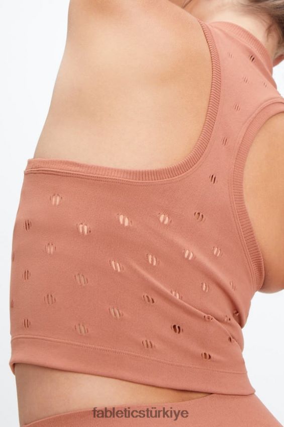 tr Fabletics kadınlar frances sculptknit sahte boyun atleti şekerleme 40R06B2266