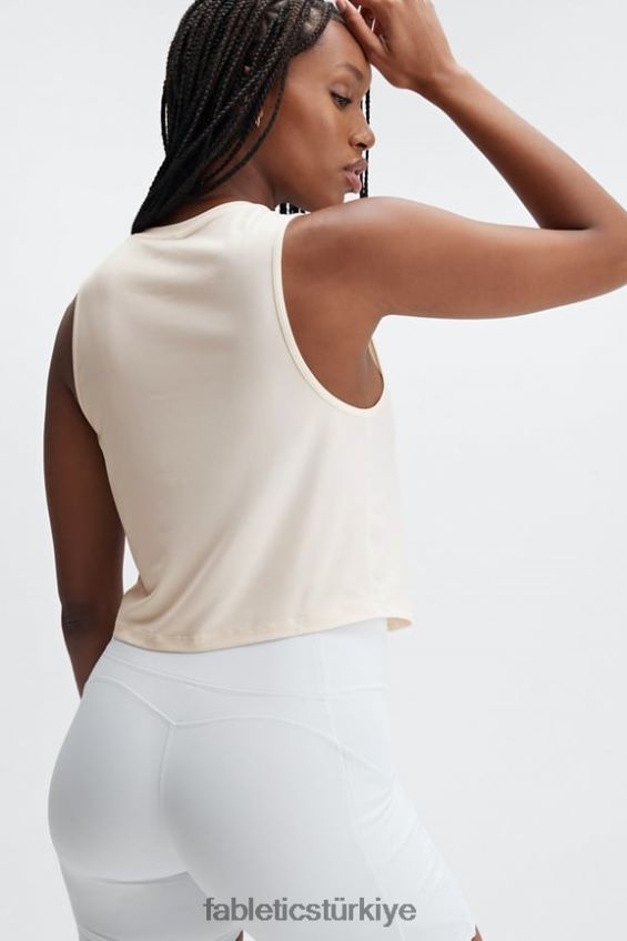 tr Fabletics kadınlar kuru esnek kas tankı ak balıkçıl 40R06B2213