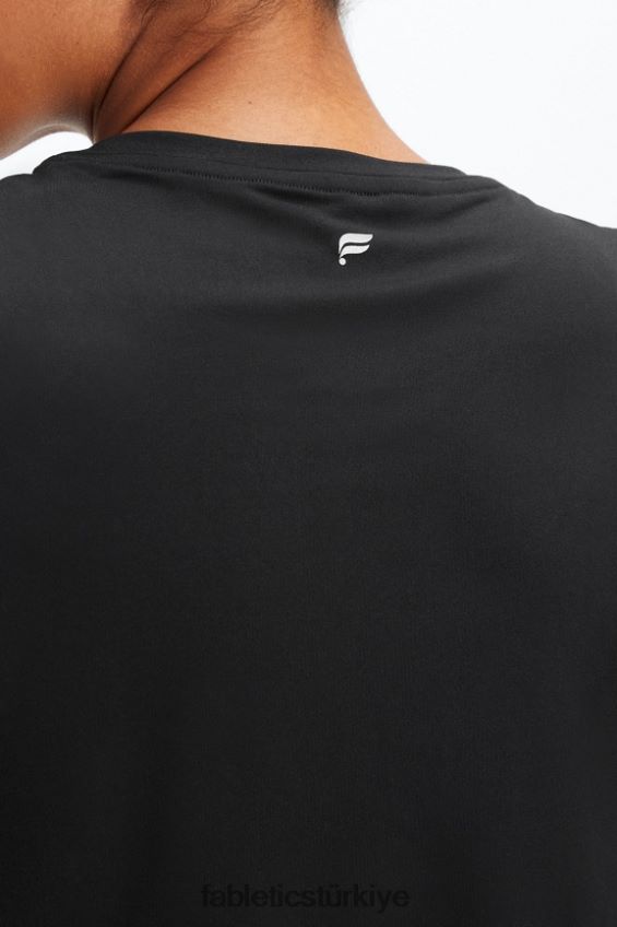 tr Fabletics kadınlar kuru esnek kas tankı siyah 40R06B2211