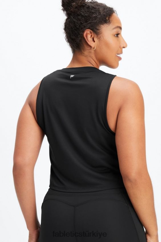 tr Fabletics kadınlar kuru esnek kas tankı siyah 40R06B2211