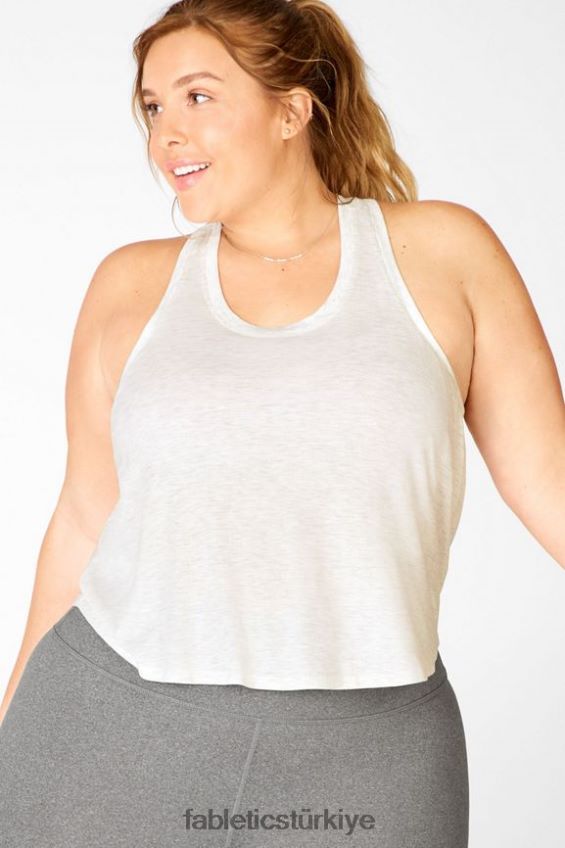 tr Fabletics kadınlar loveday kırpılmış tank açık gri funda 40R06B2389