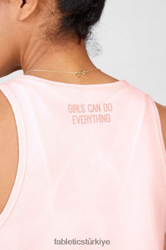 tr Fabletics kadınlar oyun alanı tankı guava heather/kızlar her şeyi yapabilir 40R06B2399