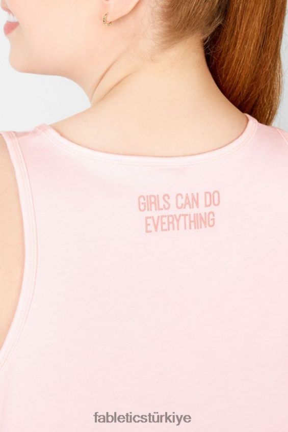 tr Fabletics kadınlar oyun alanı tankı guava heather/kızlar her şeyi yapabilir 40R06B2400