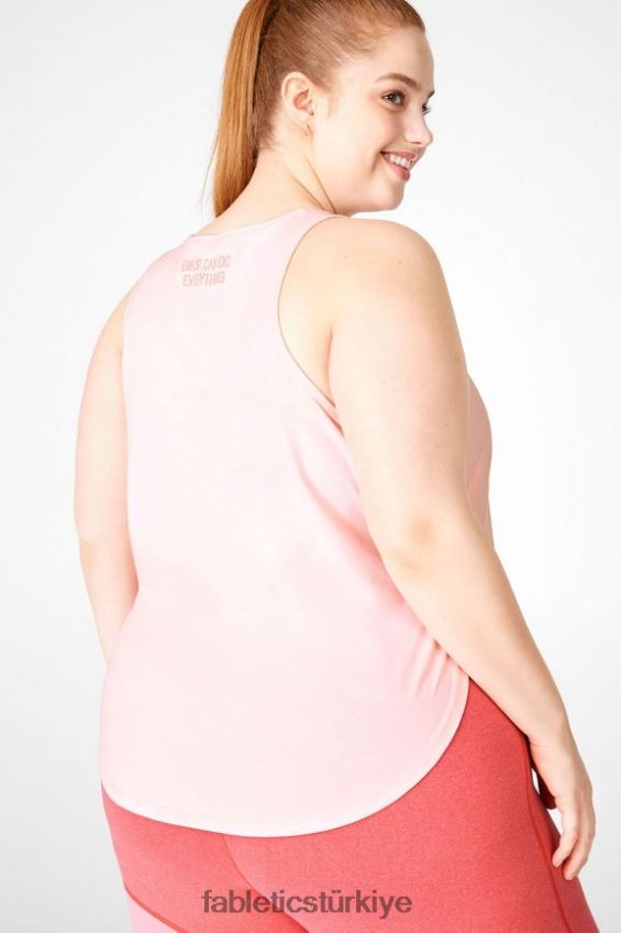 tr Fabletics kadınlar oyun alanı tankı guava heather/kızlar her şeyi yapabilir 40R06B2400