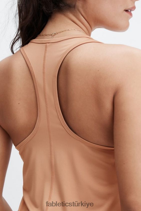 tr Fabletics kadınlar phoenix lite yarışçı sırtı tankı akçaağaç odunu 40R06B2192