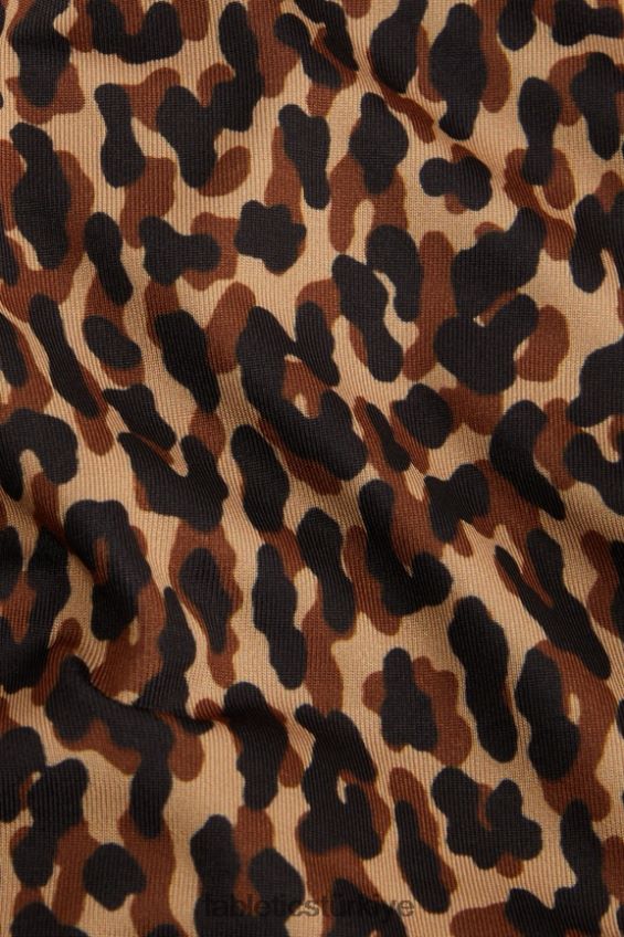 tr Fabletics kadınlar phoenix lite yarışçı sırtı tankı dalgalı çita/vurgulayıcı 40R06B2181