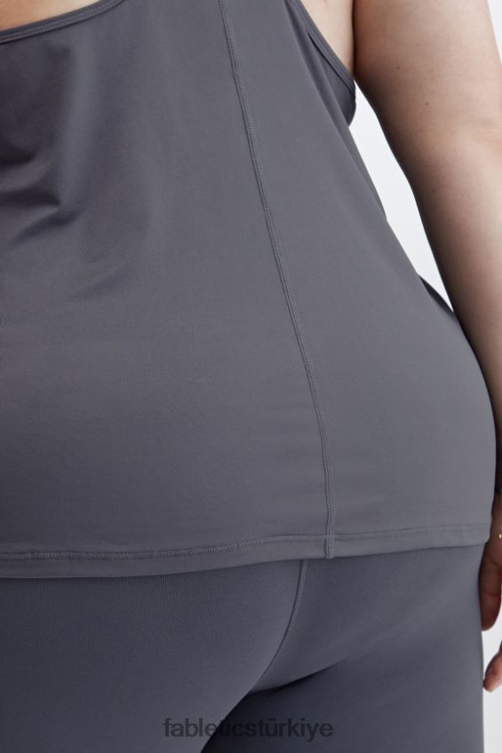 tr Fabletics kadınlar phoenix lite yarışçı sırtı tankı kalaylı 40R06B2195
