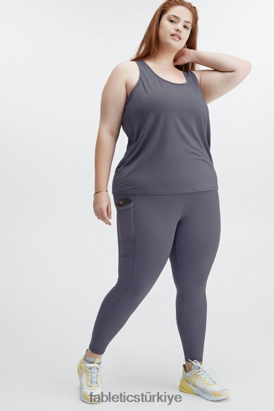 tr Fabletics kadınlar phoenix lite yarışçı sırtı tankı kalaylı 40R06B2195