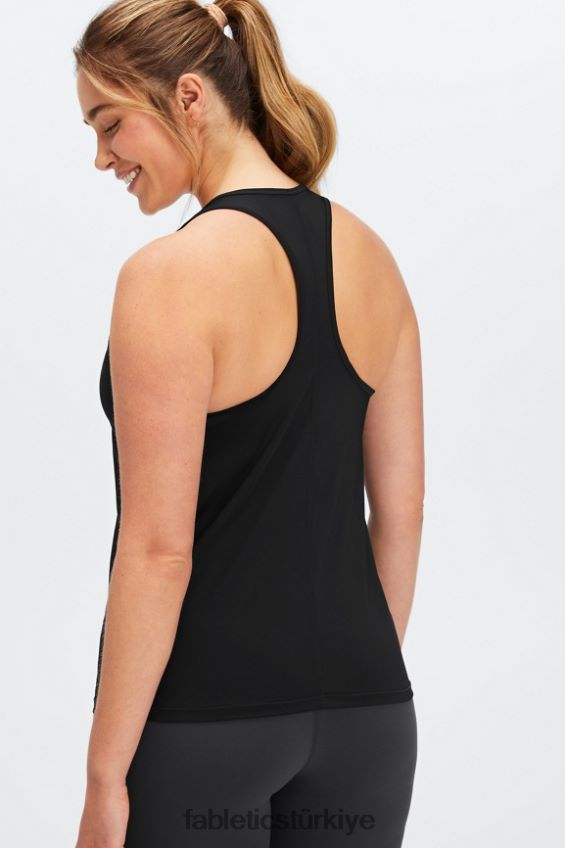 tr Fabletics kadınlar phoenix lite yarışçı sırtı tankı siyah 40R06B2183