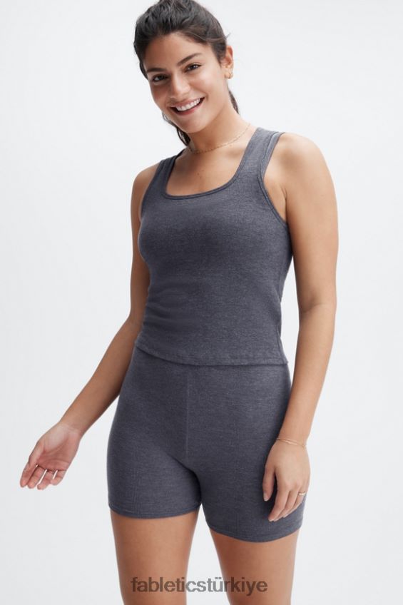 tr Fabletics kadınlar restore edilmiş nervürlü tank kalaylı 40R06B2271