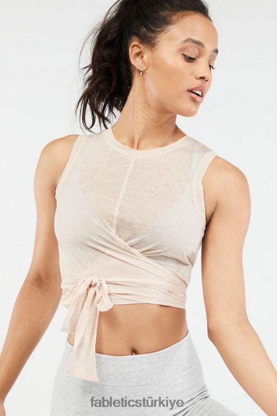 tr Fabletics kadınlar ryan ekin tankını bağla pembe bulut 40R06B2320