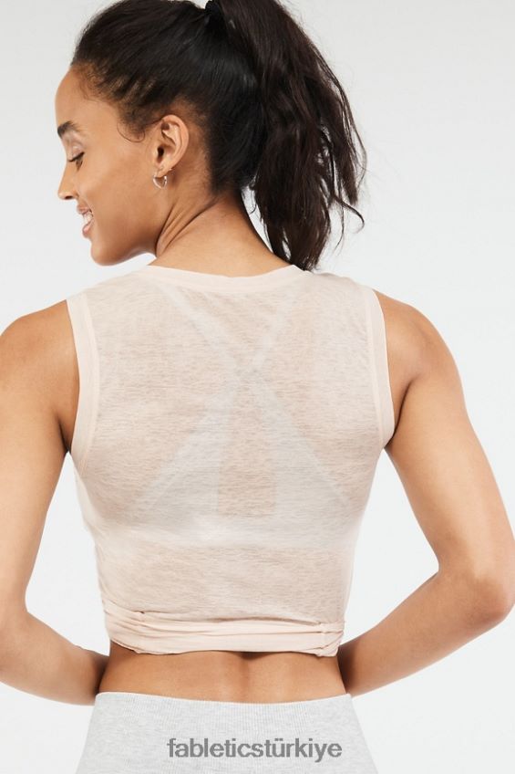 tr Fabletics kadınlar ryan ekin tankını bağla pembe bulut 40R06B2320