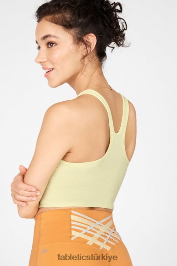 tr Fabletics kadınlar rylee heykel örgüsü atlet limon kreması 40R06B2338