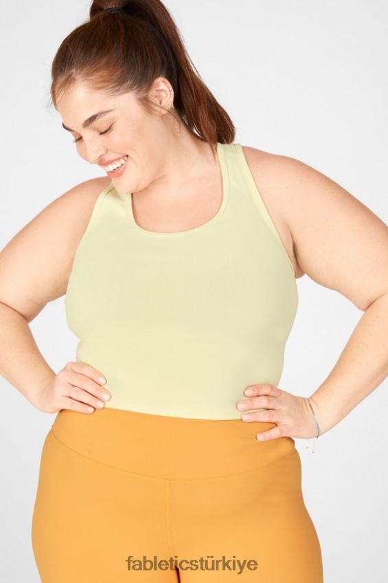 tr Fabletics kadınlar rylee heykel örgüsü atlet limon kreması 40R06B2339
