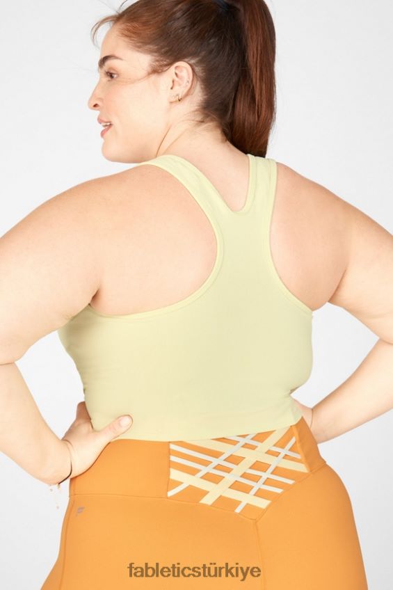 tr Fabletics kadınlar rylee heykel örgüsü atlet limon kreması 40R06B2339