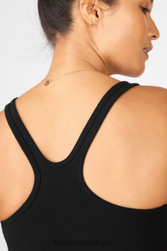 tr Fabletics kadınlar rylee heykel örgüsü atlet siyah 40R06B2337