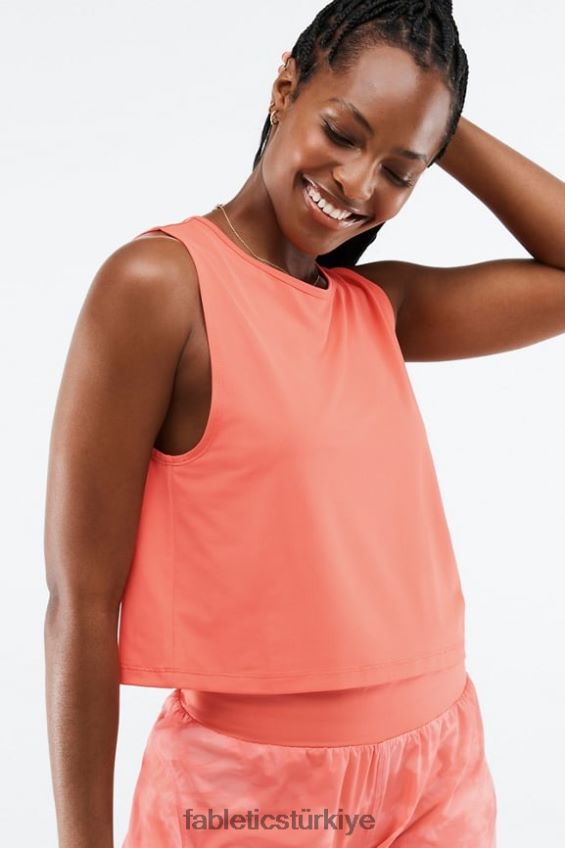 tr Fabletics kadınlar teagan kas tankı mercan pus 40R06B2203