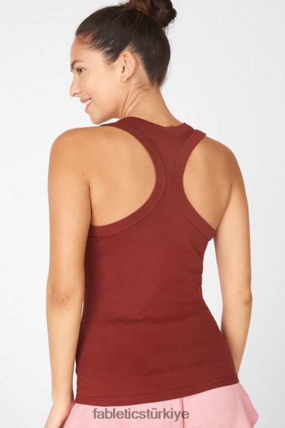 tr Fabletics kadınlar tinsley tankı umbria kırmızısı 40R06B2329