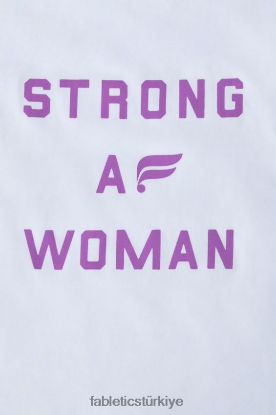 tr Fabletics kadınlar uluslararası gün kas tankı klasik beyaz/grafik 40R06B2169